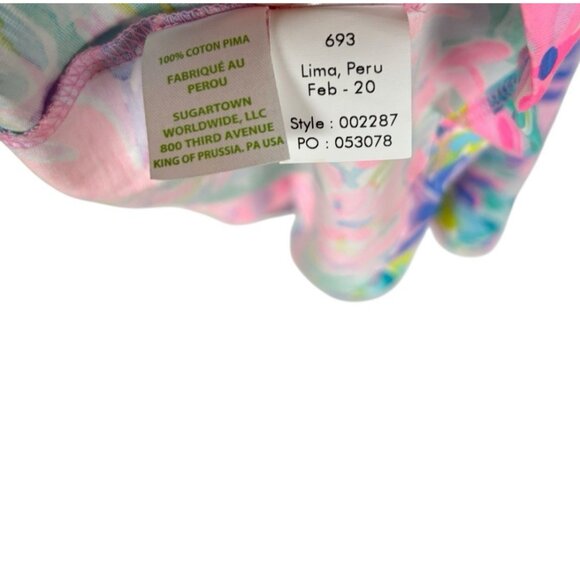 Lilly Pulitzer Margot Swing Dress Multi It Was All A Dream Womens XXS Preppy HTF - Picture 6 of 6